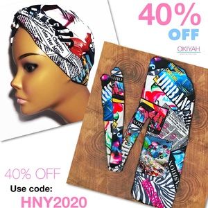 Women’s Turban Satin Lined Hair Scarf Custom Wig